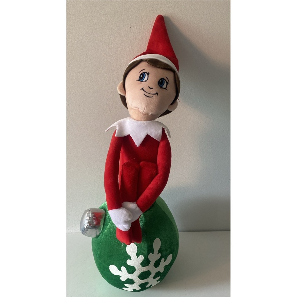 At Home Gemmy Scout 24" Elf Greeter Plush The Elf On The Shelf Holiday Decor